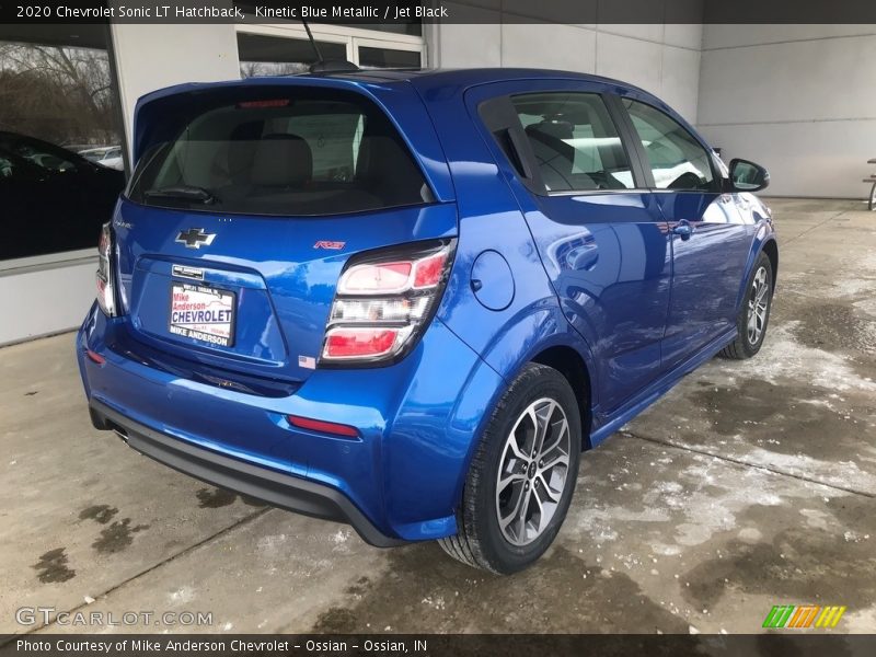 Kinetic Blue Metallic / Jet Black 2020 Chevrolet Sonic LT Hatchback
