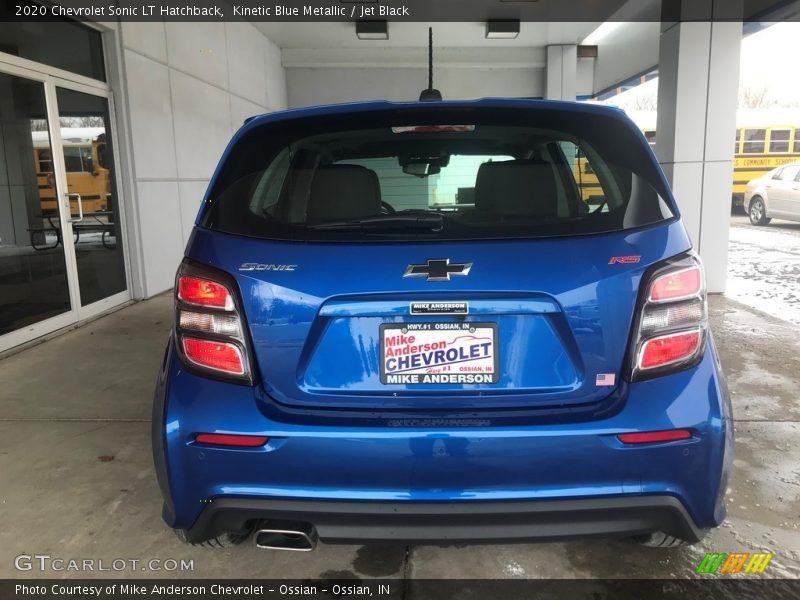 Kinetic Blue Metallic / Jet Black 2020 Chevrolet Sonic LT Hatchback