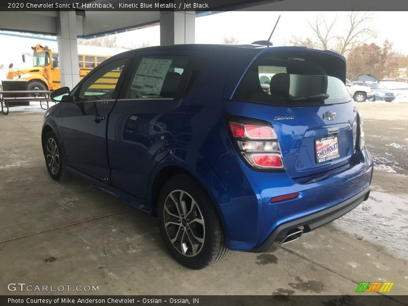 Kinetic Blue Metallic / Jet Black 2020 Chevrolet Sonic LT Hatchback