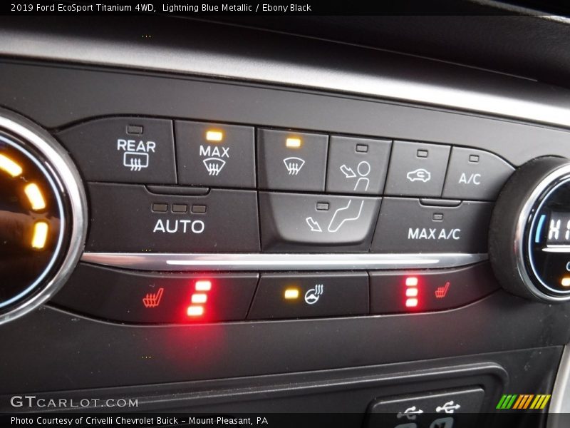 Lightning Blue Metallic / Ebony Black 2019 Ford EcoSport Titanium 4WD