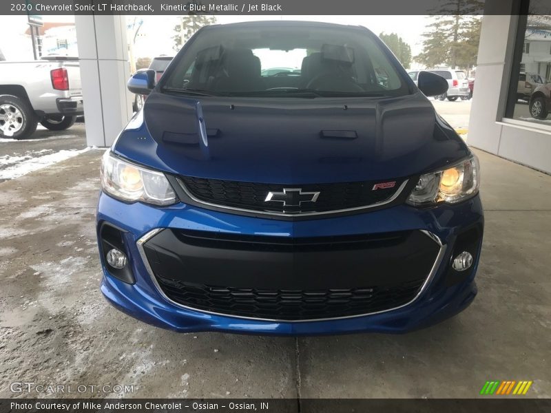 Kinetic Blue Metallic / Jet Black 2020 Chevrolet Sonic LT Hatchback