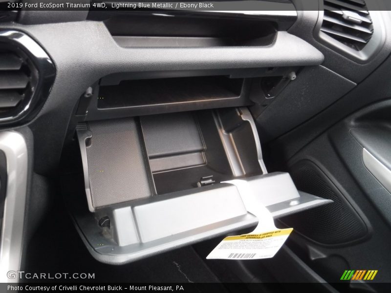 Lightning Blue Metallic / Ebony Black 2019 Ford EcoSport Titanium 4WD