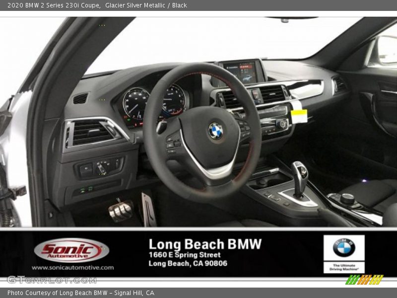Glacier Silver Metallic / Black 2020 BMW 2 Series 230i Coupe