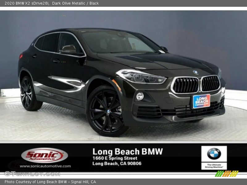 Dark Olive Metallic / Black 2020 BMW X2 sDrive28i