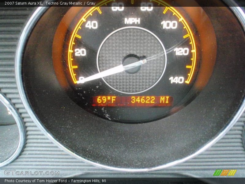 Techno Gray Metallic / Gray 2007 Saturn Aura XE