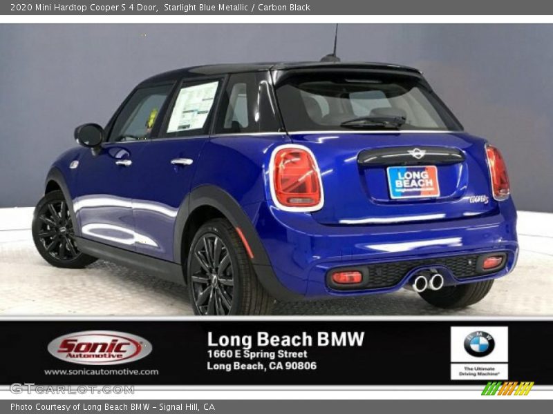 Starlight Blue Metallic / Carbon Black 2020 Mini Hardtop Cooper S 4 Door