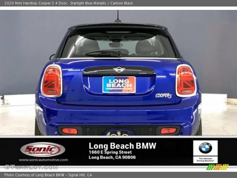 Starlight Blue Metallic / Carbon Black 2020 Mini Hardtop Cooper S 4 Door