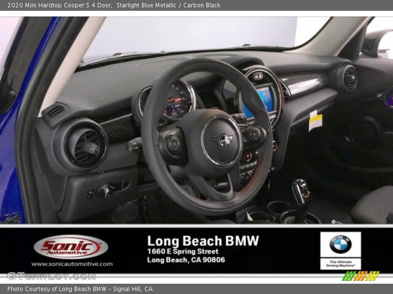 Starlight Blue Metallic / Carbon Black 2020 Mini Hardtop Cooper S 4 Door