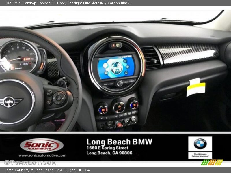 Starlight Blue Metallic / Carbon Black 2020 Mini Hardtop Cooper S 4 Door