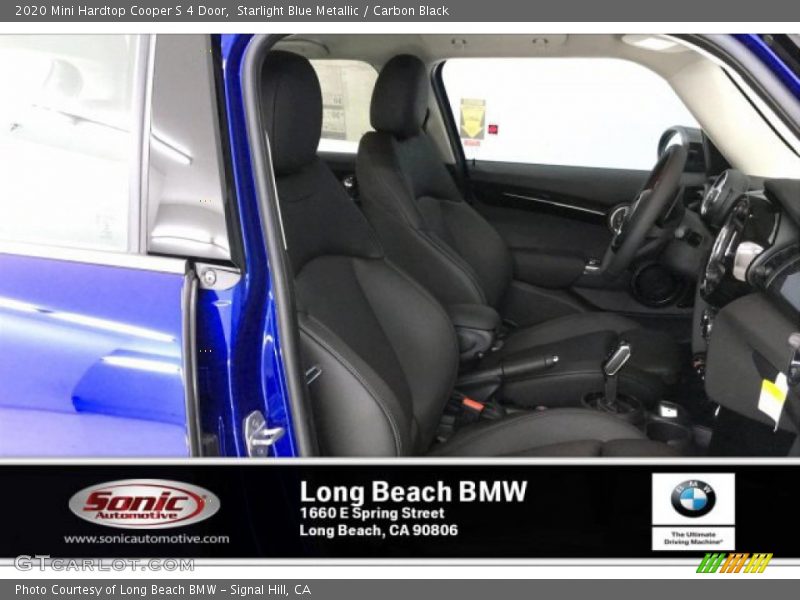 Starlight Blue Metallic / Carbon Black 2020 Mini Hardtop Cooper S 4 Door