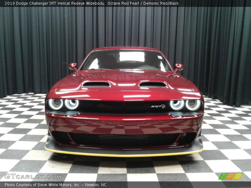 Octane Red Pearl / Demonic Red/Black 2019 Dodge Challenger SRT Hellcat Redeye Widebody