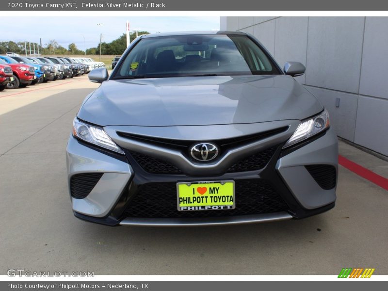 Celestial Silver Metallic / Black 2020 Toyota Camry XSE