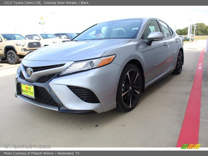 Celestial Silver Metallic / Black 2020 Toyota Camry XSE