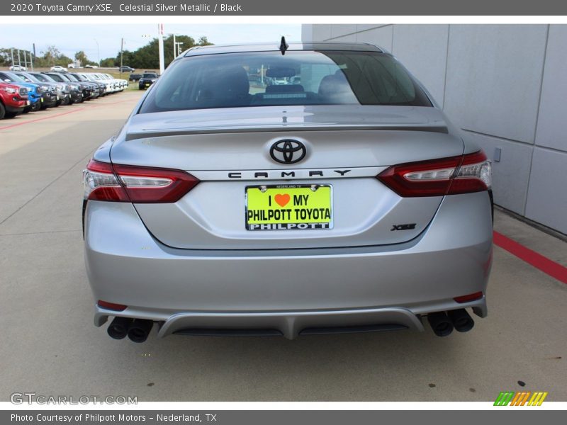 Celestial Silver Metallic / Black 2020 Toyota Camry XSE