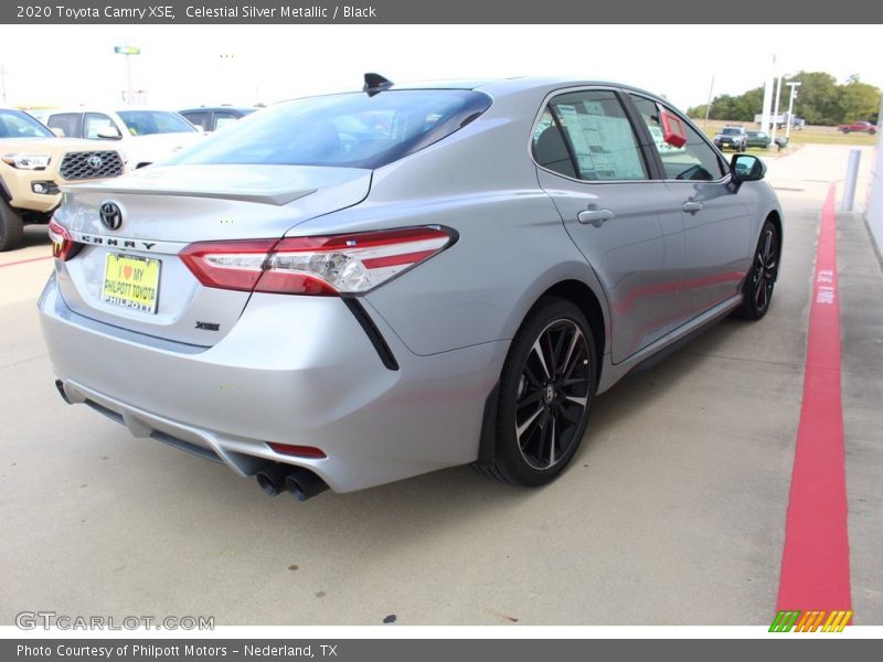 Celestial Silver Metallic / Black 2020 Toyota Camry XSE