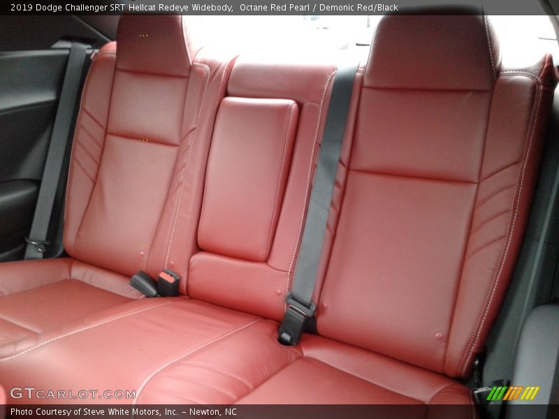 Rear Seat of 2019 Challenger SRT Hellcat Redeye Widebody