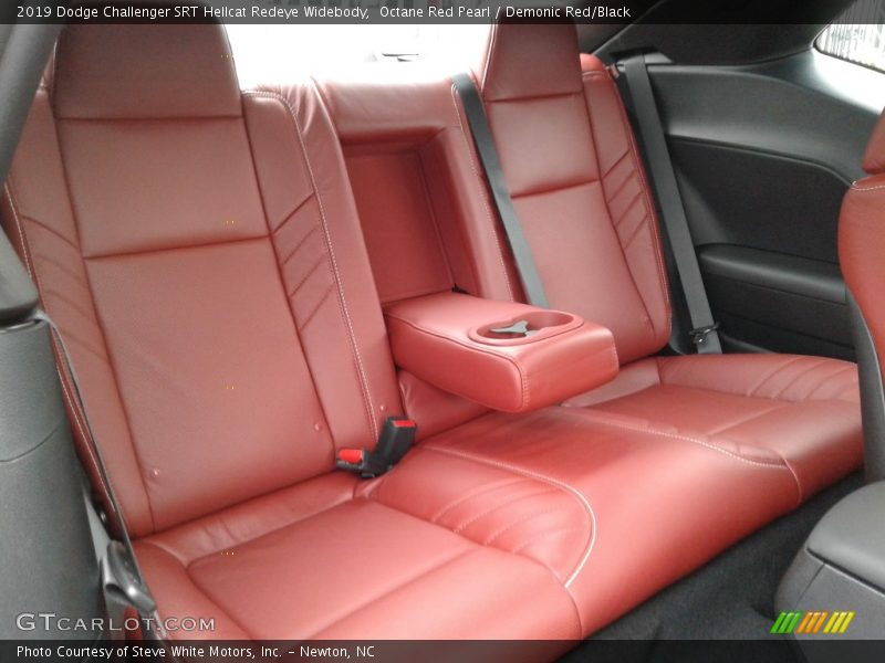 Rear Seat of 2019 Challenger SRT Hellcat Redeye Widebody