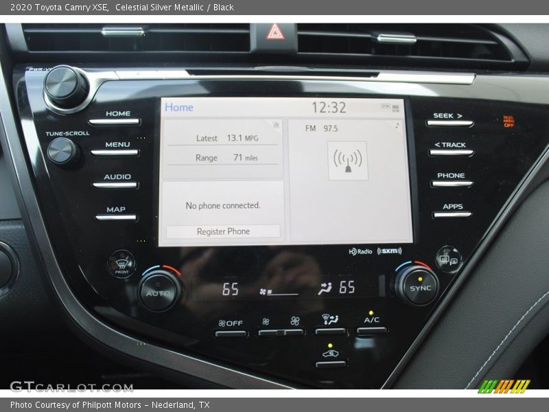 Celestial Silver Metallic / Black 2020 Toyota Camry XSE