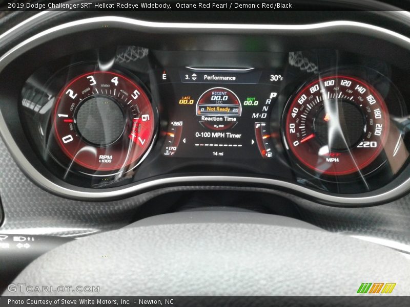 2019 Challenger SRT Hellcat Redeye Widebody SRT Hellcat Redeye Widebody Gauges