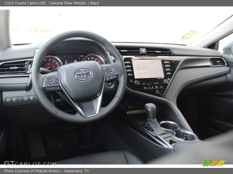 Celestial Silver Metallic / Black 2020 Toyota Camry XSE