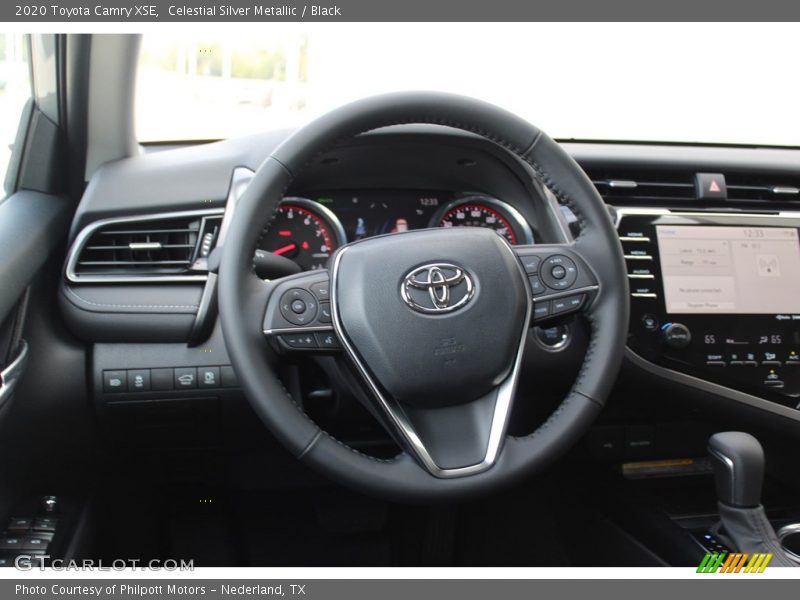 Celestial Silver Metallic / Black 2020 Toyota Camry XSE