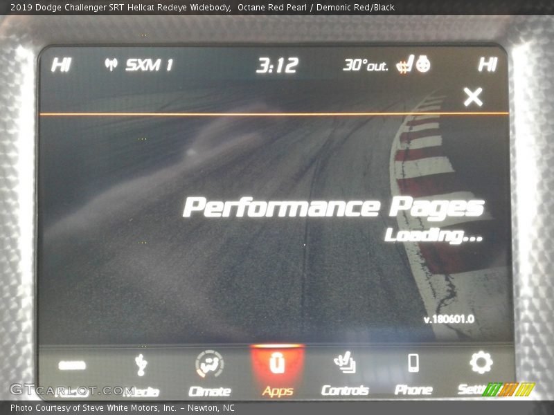 Octane Red Pearl / Demonic Red/Black 2019 Dodge Challenger SRT Hellcat Redeye Widebody