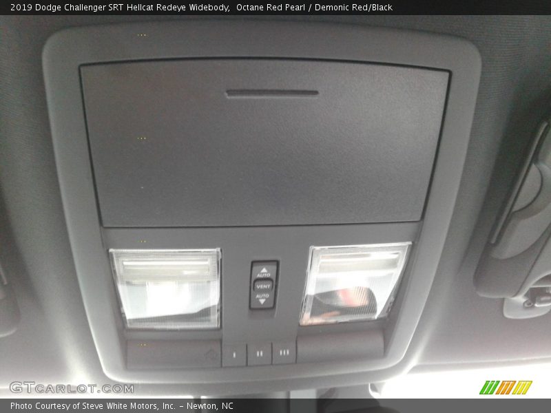 Octane Red Pearl / Demonic Red/Black 2019 Dodge Challenger SRT Hellcat Redeye Widebody