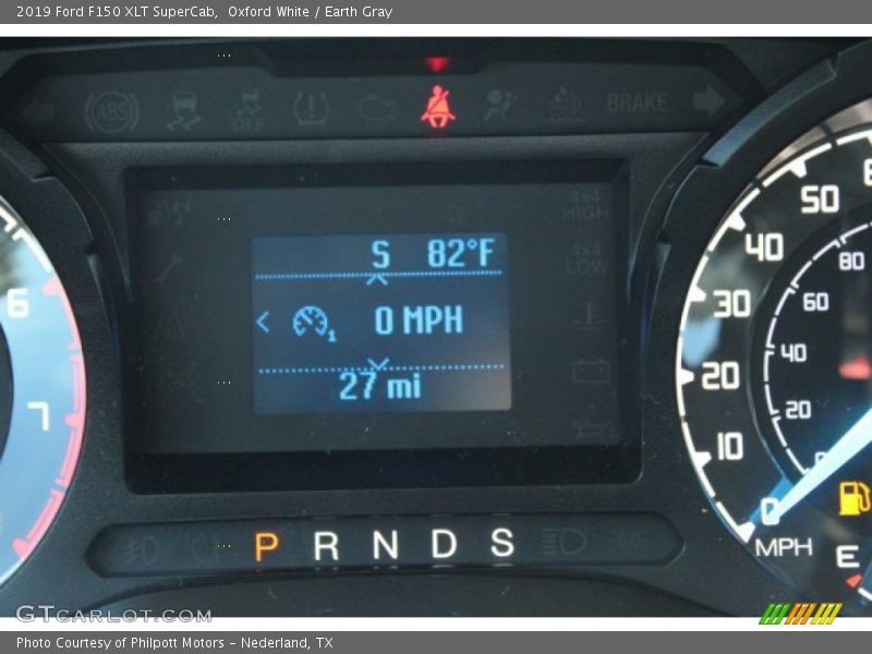 Oxford White / Earth Gray 2019 Ford F150 XLT SuperCab