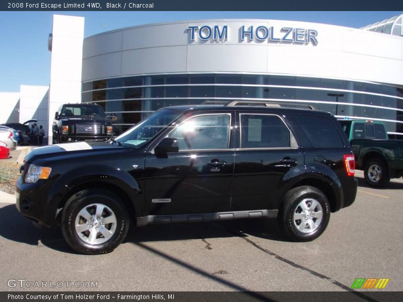Black / Charcoal 2008 Ford Escape Limited 4WD