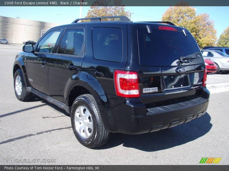 Black / Charcoal 2008 Ford Escape Limited 4WD