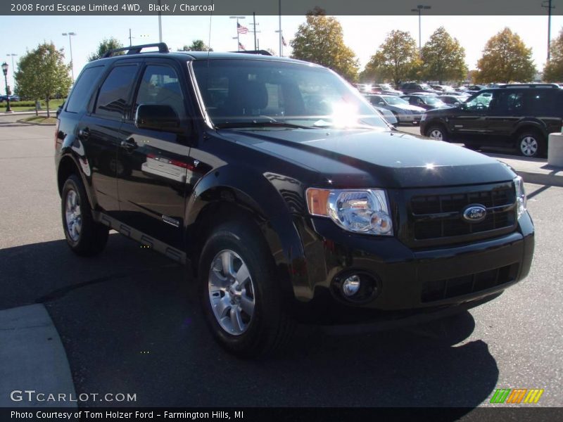 Black / Charcoal 2008 Ford Escape Limited 4WD