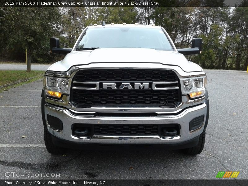 Bright White / Black/Diesel Gray 2019 Ram 5500 Tradesman Crew Cab 4x4 Chassis