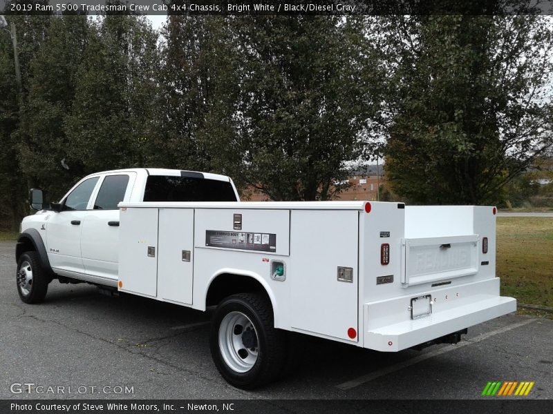 Bright White / Black/Diesel Gray 2019 Ram 5500 Tradesman Crew Cab 4x4 Chassis