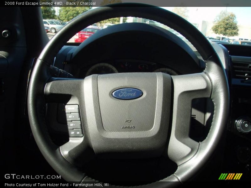 Black / Charcoal 2008 Ford Escape Limited 4WD