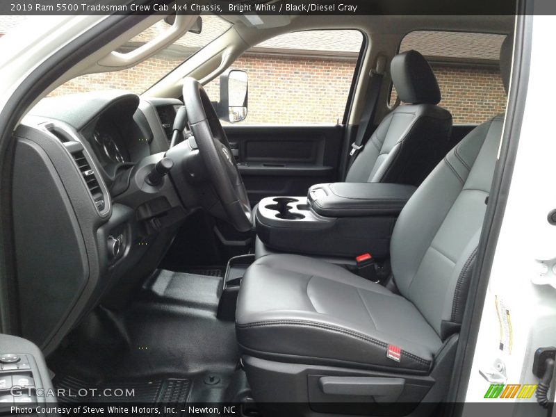 Bright White / Black/Diesel Gray 2019 Ram 5500 Tradesman Crew Cab 4x4 Chassis