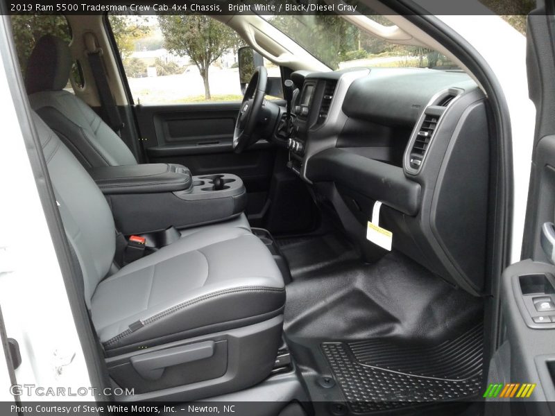 Bright White / Black/Diesel Gray 2019 Ram 5500 Tradesman Crew Cab 4x4 Chassis