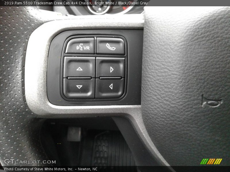 Bright White / Black/Diesel Gray 2019 Ram 5500 Tradesman Crew Cab 4x4 Chassis
