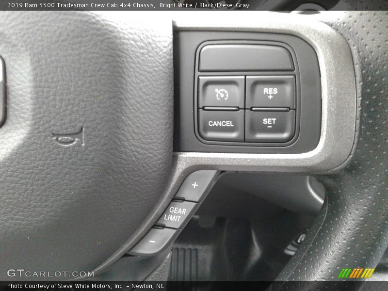 Bright White / Black/Diesel Gray 2019 Ram 5500 Tradesman Crew Cab 4x4 Chassis
