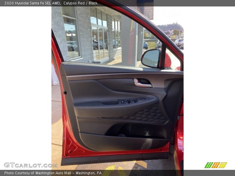 Calypso Red / Black 2020 Hyundai Santa Fe SEL AWD