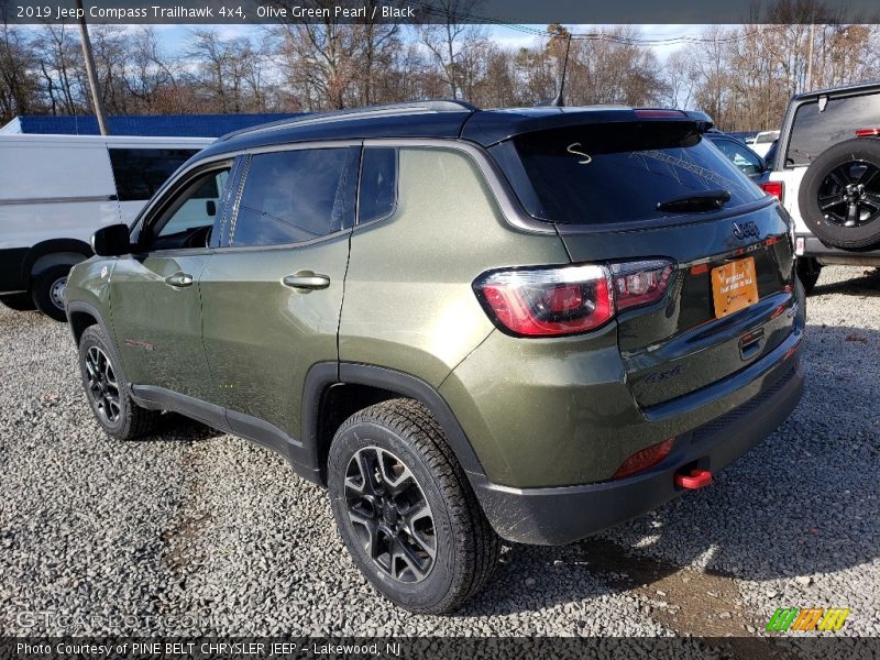 Olive Green Pearl / Black 2019 Jeep Compass Trailhawk 4x4