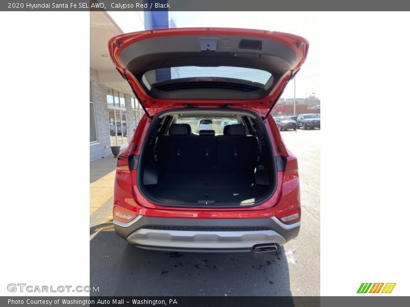 Calypso Red / Black 2020 Hyundai Santa Fe SEL AWD