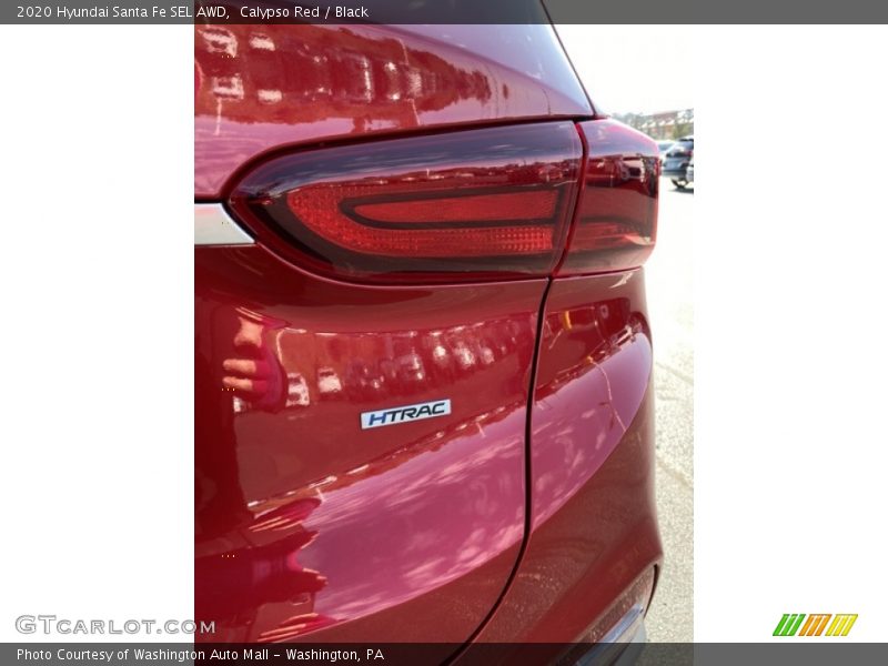 Calypso Red / Black 2020 Hyundai Santa Fe SEL AWD