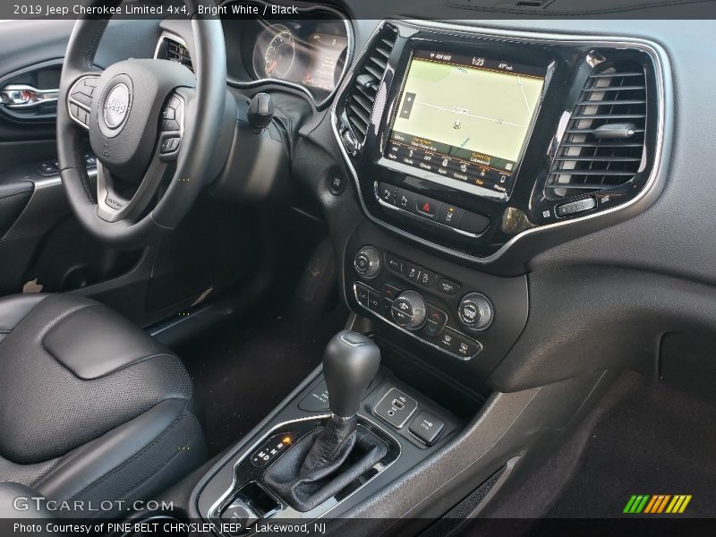 Bright White / Black 2019 Jeep Cherokee Limited 4x4