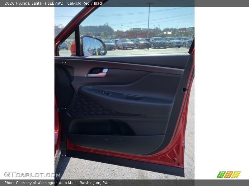 Calypso Red / Black 2020 Hyundai Santa Fe SEL AWD
