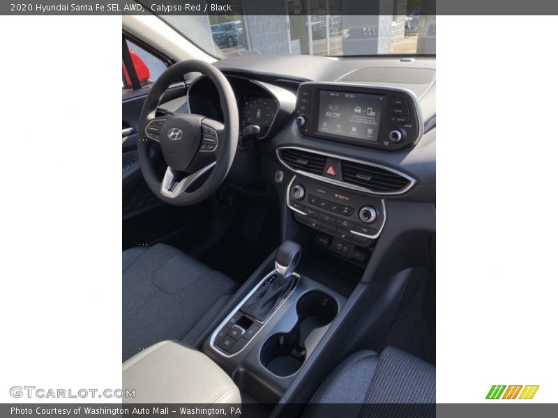 Calypso Red / Black 2020 Hyundai Santa Fe SEL AWD