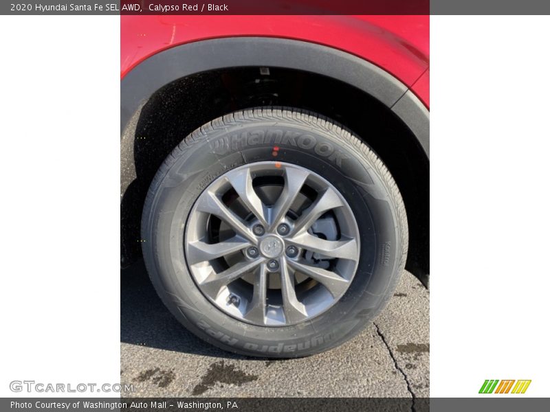 Calypso Red / Black 2020 Hyundai Santa Fe SEL AWD