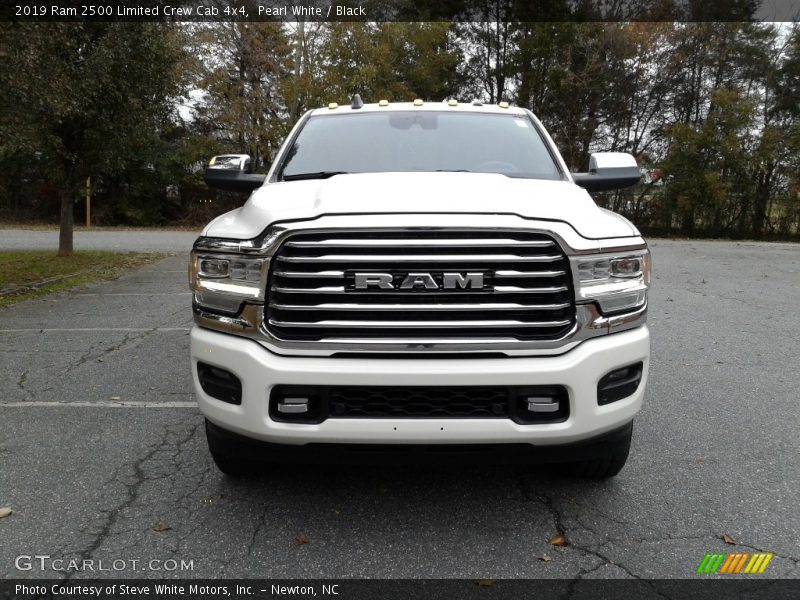 Pearl White / Black 2019 Ram 2500 Limited Crew Cab 4x4