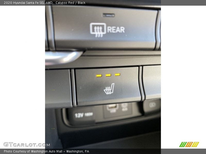 Calypso Red / Black 2020 Hyundai Santa Fe SEL AWD