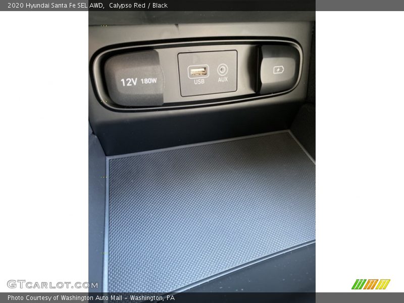 Calypso Red / Black 2020 Hyundai Santa Fe SEL AWD