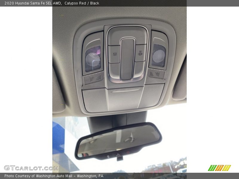 Calypso Red / Black 2020 Hyundai Santa Fe SEL AWD